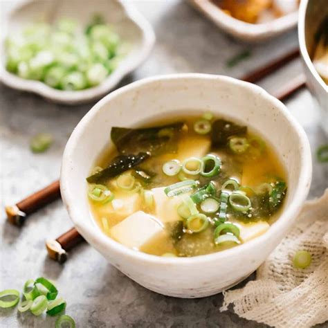 Best miso soup near me - Mar 11, 2017 · Miso Soup Recipe Instructions. Rinse the kombu and dried shiitake mushrooms under cold running water, and then add to a medium stockpot. Add 12 cups water, and allow to soak for 1 hour. After soaking, place the pot over medium heat, and allow the stock to come up to just a simmer. Fish out the kombu, increase the heat to high, and bring to a boil. 